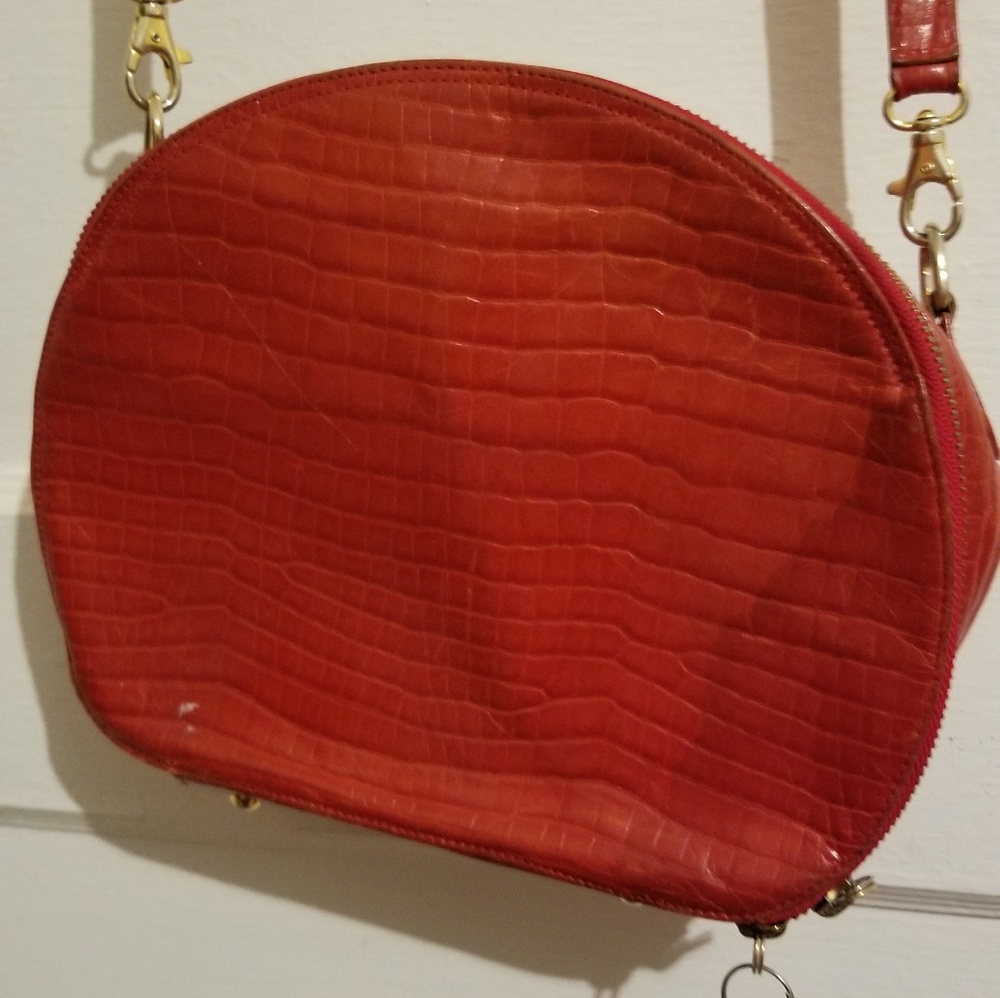 Red Leather Purse